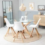 Pack Scandinave – Table à manger + 4 chaises
